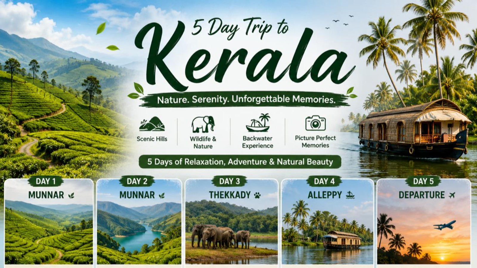 Keralan Bliss: Tea, Spice & Serenity