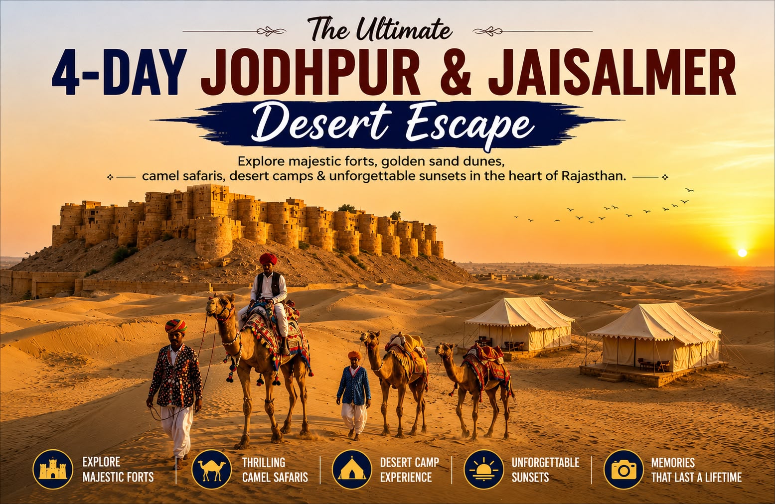 ⭐4.6/5 rating "600+travelers booked" Desert Trip