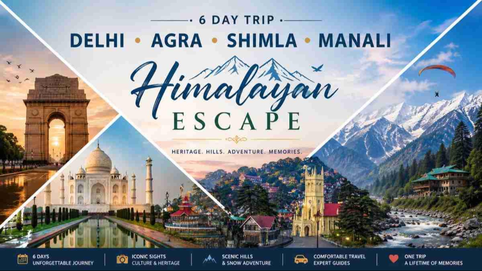 ⭐4.9/5 rating "600+travelers booked" Himalayan Overview🏔️