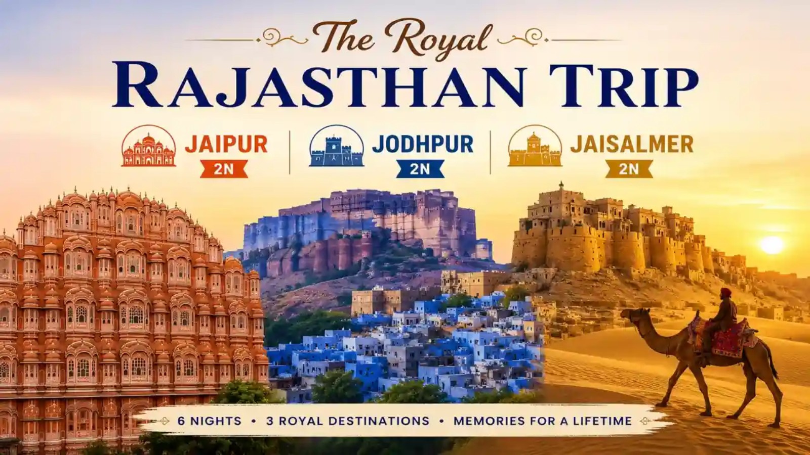 👑The Royal Rajasthan (6 Nights / 7 Days) circuit