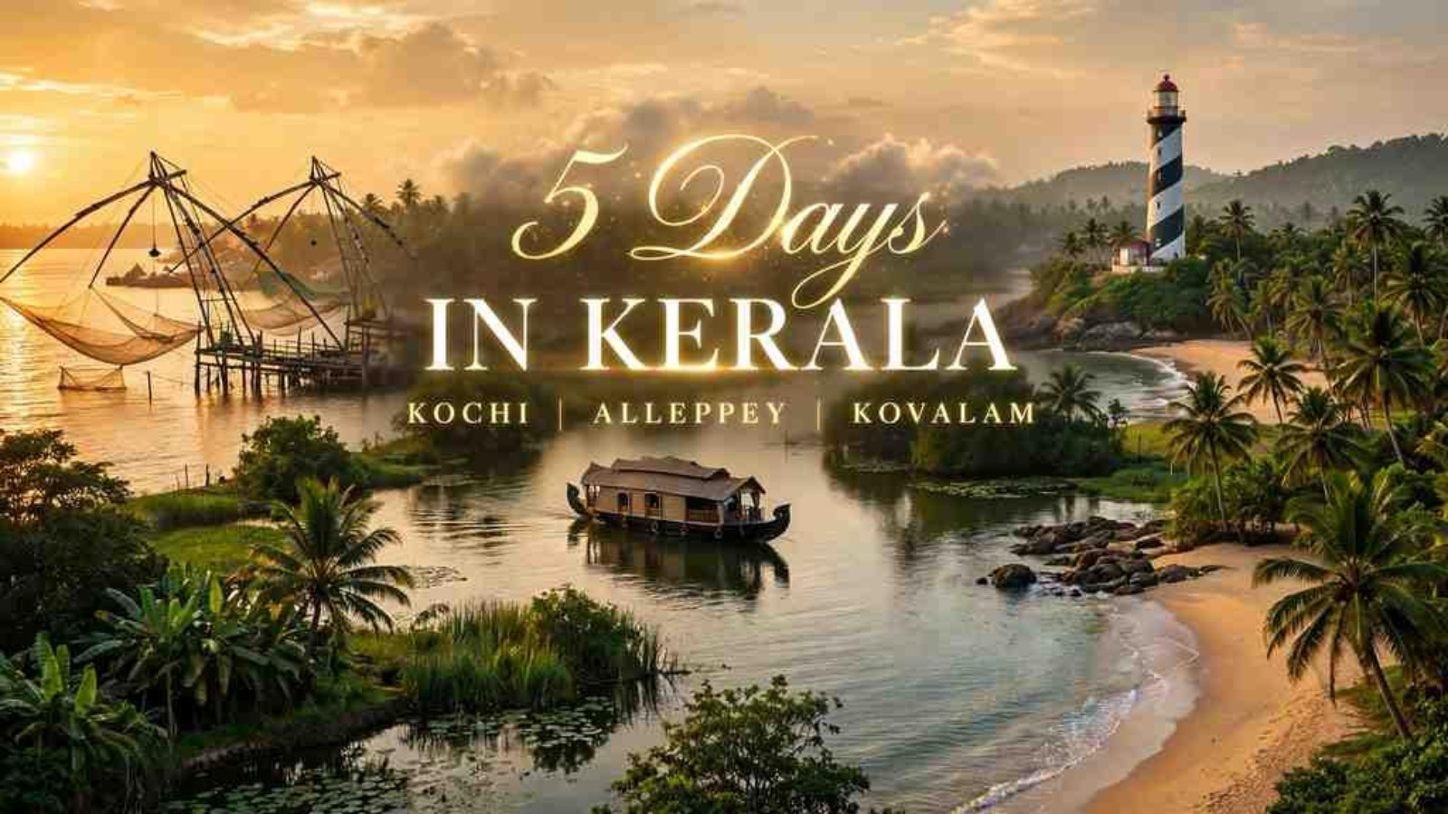 Kerala Beach & Backwaters